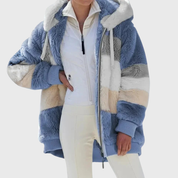 Rosemary Carter | Multicolour Faux Fur Hooded Puffer Jacket