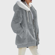 Rosemary Carter | Multicolour Faux Fur Hooded Puffer Jacket