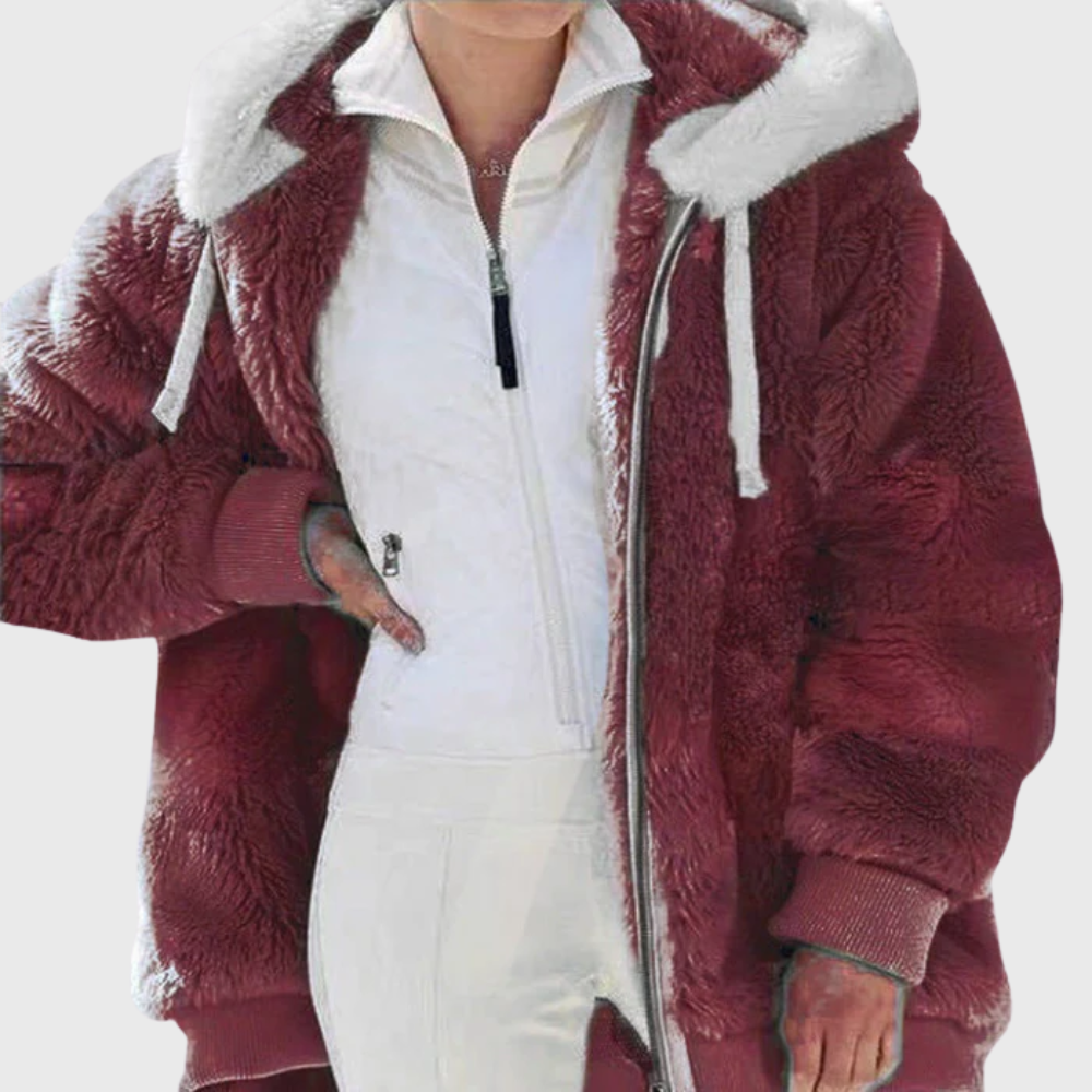 Rosemary Carter | Multicolour Faux Fur Hooded Puffer Jacket