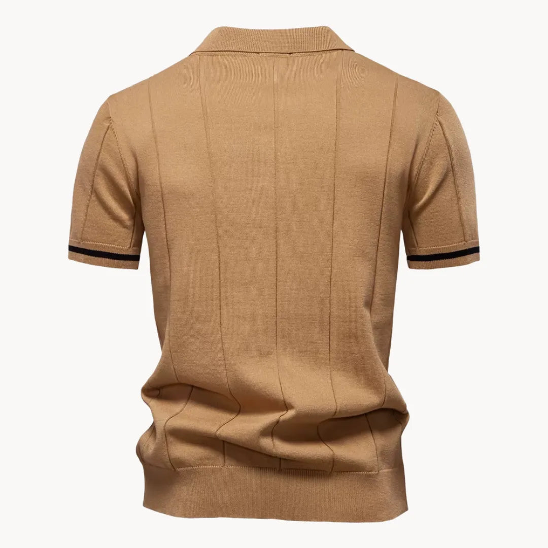 Alessio Romano | Zip Polo Shirt For Men