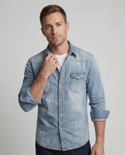 James Calloway | Classic Light Wash Denim Shirt for Men