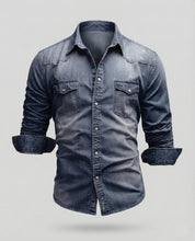 James Calloway | Classic Light Wash Denim Shirt for Men