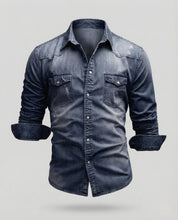 James Calloway | Classic Light Wash Denim Shirt for Men