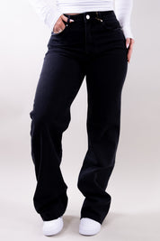 Priya Castellano | Women's Wide-Leg High-Rise Light Wash Jeans