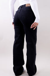 Priya Castellano | Women's Wide-Leg High-Rise Light Wash Jeans