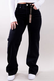 Priya Castellano | Women's Wide-Leg High-Rise Light Wash Jeans