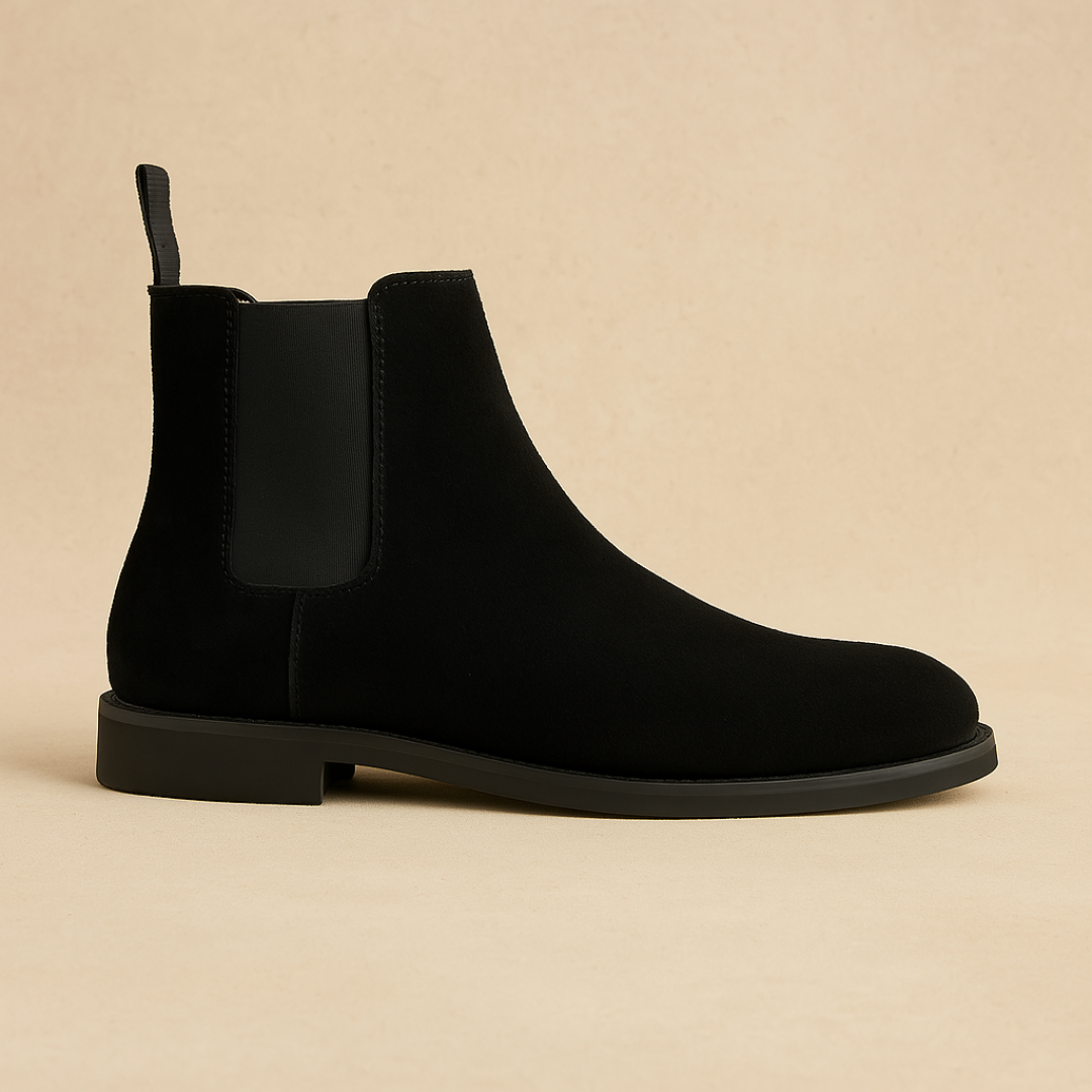 Oliver Kensington | Minimalist Suede Chelsea Boots