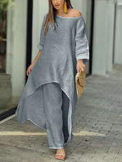 Rosalie Monroe | Elegant Flowing Trouser Set For Women