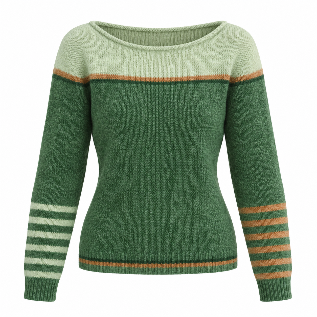 Rosalind Hughes | Pull en maille rayé à blocs de couleurs