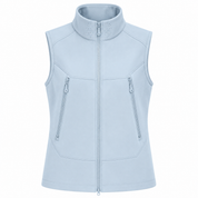 Rosie Hammond | Softshell Zip-Up Gilet in Ice Blue