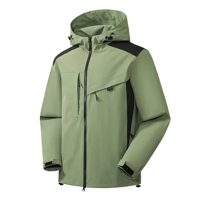 Scarlett Hughes | Waterproof Hooded Outdoor Jacket in Black