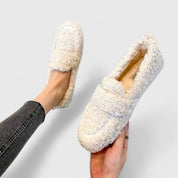 Nadia Fenshaw | Faux Shearling Loafer Slippers