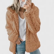 Ottoline Fairbanks | Teddy Faux Fur Hooded Jacket