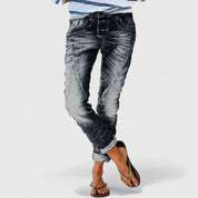 Jean skinny en denim délavé effet usé Bethan Ellery