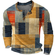 Harriet Woods | Haut Henley géométrique à empiècements color-block