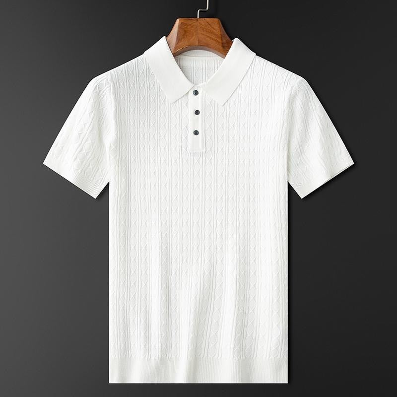 Theodore Ashcroft | Polo en maille texturée