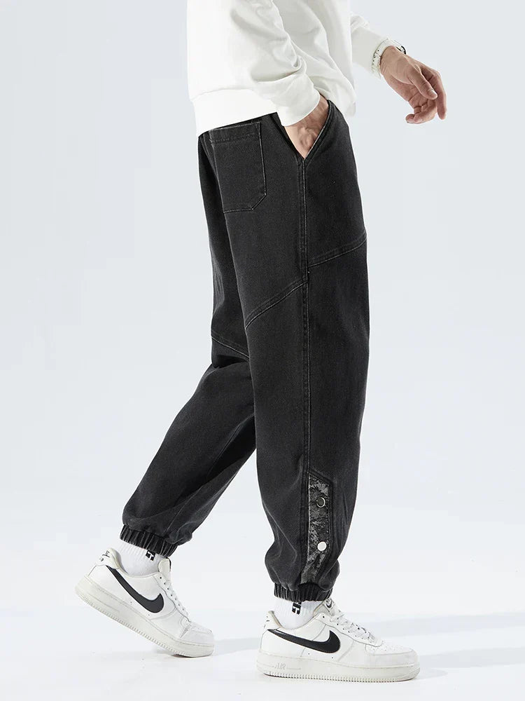 Callum Ashmore | Light Wash Denim Jogger Jeans for Men