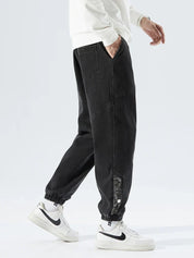 Callum Ashmore | Light Wash Denim Jogger Jeans for Men