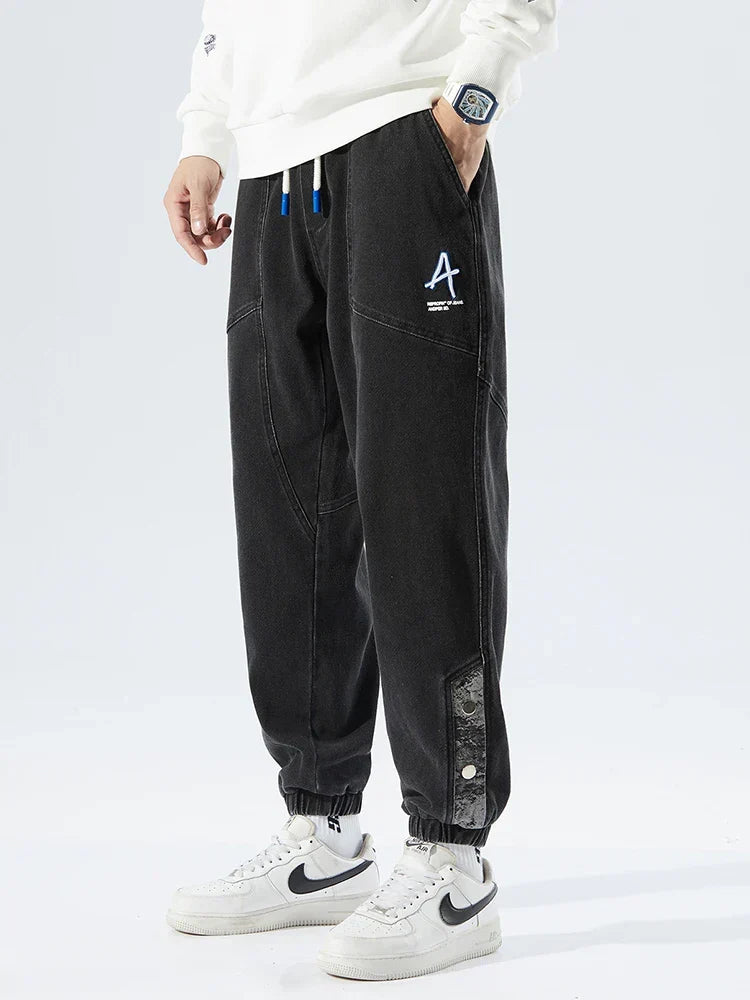 Callum Ashmore | Light Wash Denim Jogger Jeans for Men