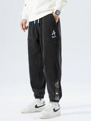 Callum Ashmore | Light Wash Denim Jogger Jeans for Men