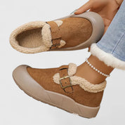 Freya Lockhart | Shearling-Trim Suede Ankle Boots