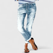 Jean skinny en denim délavé effet usé Bethan Ellery