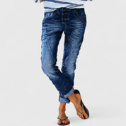 Jean skinny en denim délavé effet usé Bethan Ellery