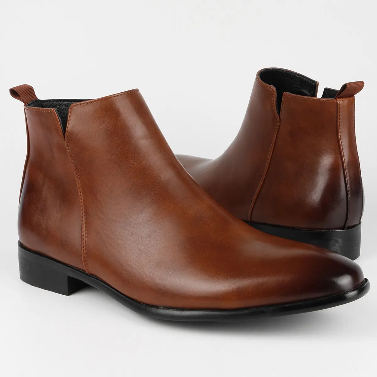 Theodore Baker | Minimalist Leather Chelsea Boots For Men