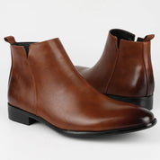 Theodore Baker | Minimalist Leather Chelsea Boots For Men