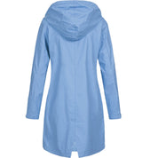 Harriet Woods | Veste de pluie imperméable à capuche noire