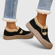 Freya Lockhart | Shearling-Trim Suede Ankle Boots