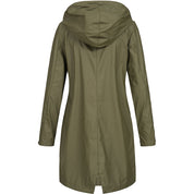 Harriet Woods | Veste de pluie imperméable à capuche noire