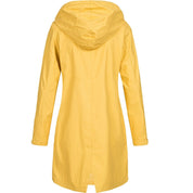 Harriet Woods | Veste de pluie imperméable à capuche noire