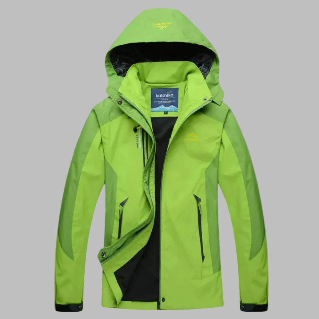 Freya Sutton | Women's Waterproof Hooded Outdoor Jacket in Purple