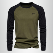 T-shirt classique à manches longues et manches raglan Oliver Kensington