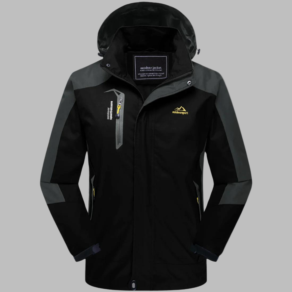 Freya Sutton | Women's Waterproof Hooded Outdoor Jacket in Purple