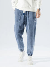 Callum Ashmore | Light Wash Denim Jogger Jeans for Men