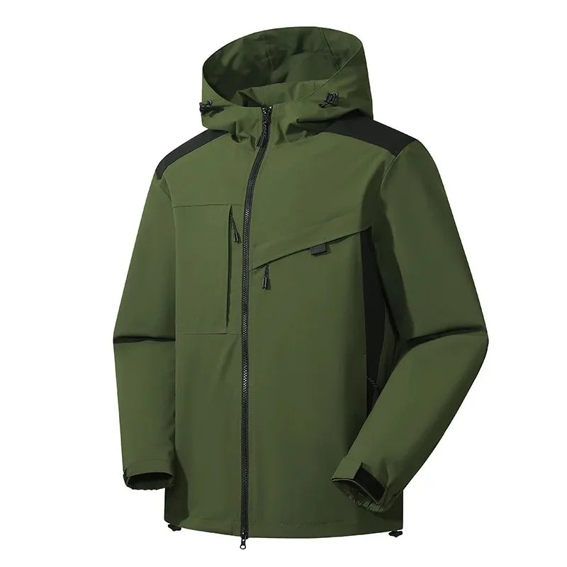 Scarlett Hughes | Waterproof Hooded Outdoor Jacket in Black