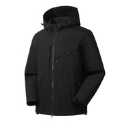Scarlett Hughes | Waterproof Hooded Outdoor Jacket in Black