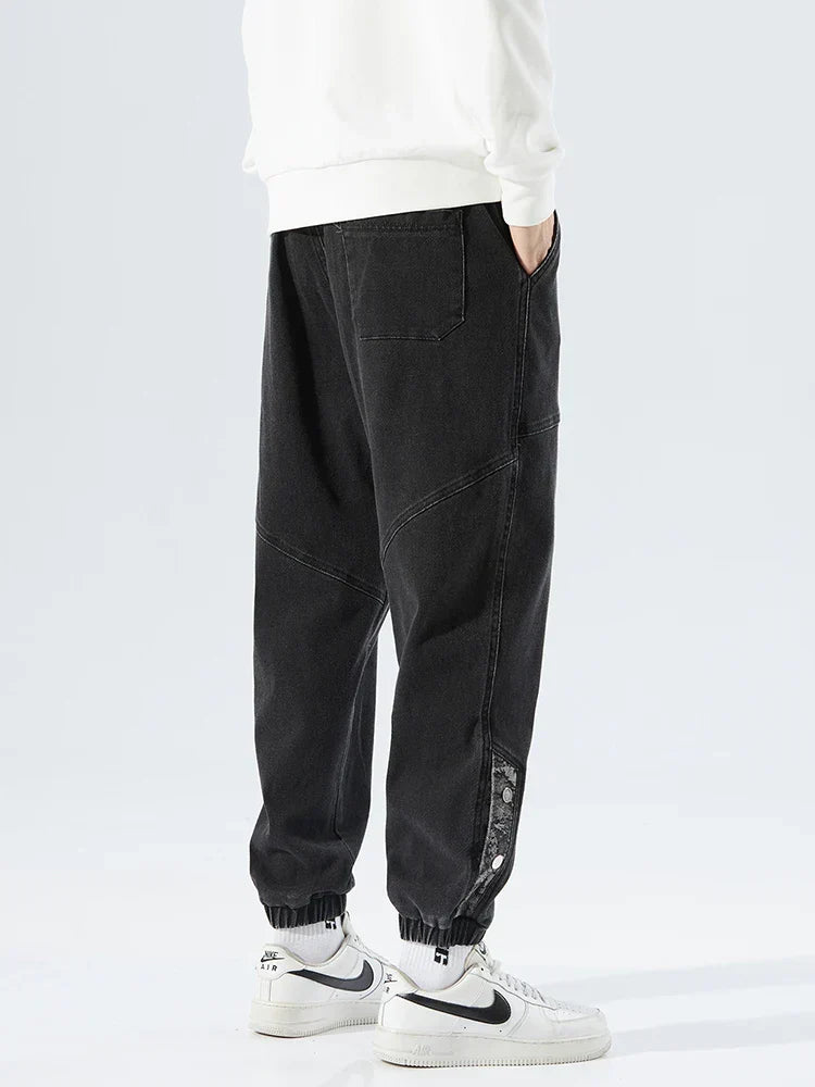 Callum Ashmore | Light Wash Denim Jogger Jeans for Men