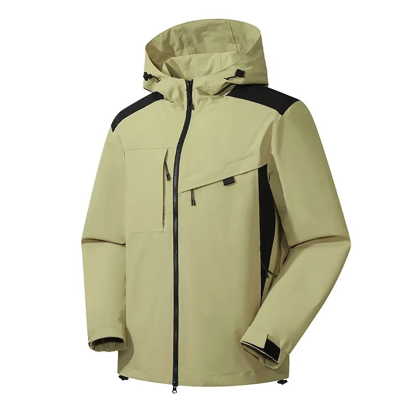 Scarlett Hughes | Waterproof Hooded Outdoor Jacket in Black