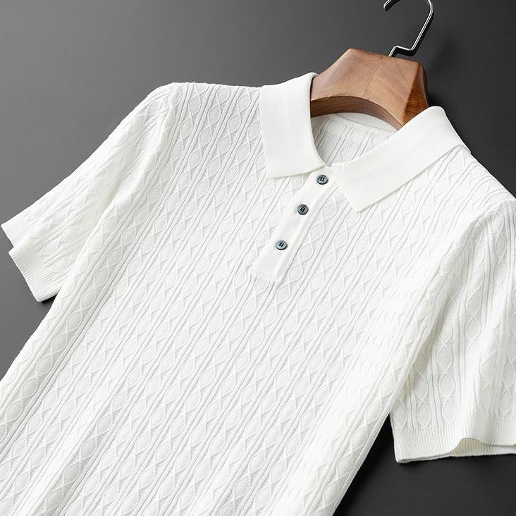 Theodore Ashcroft | Polo en maille texturée