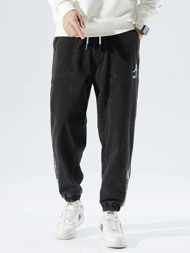 Callum Ashmore | Light Wash Denim Jogger Jeans for Men