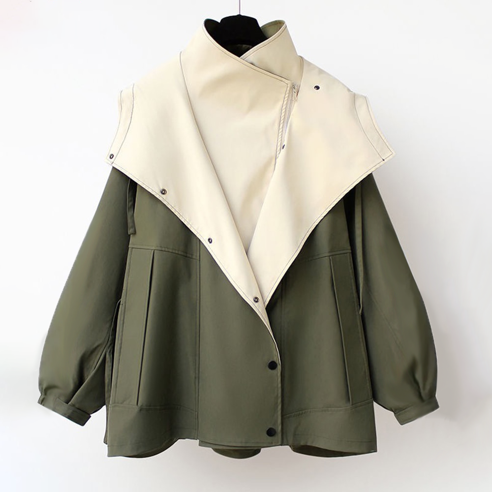 Marianne Thackford | Oversized Contrast Collar Jacket