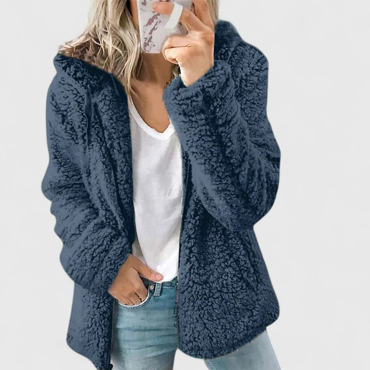 Ottoline Fairbanks | Teddy Faux Fur Hooded Jacket