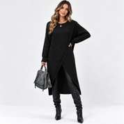 Selina Thorncliffe | Robe-pull en maille portefeuille