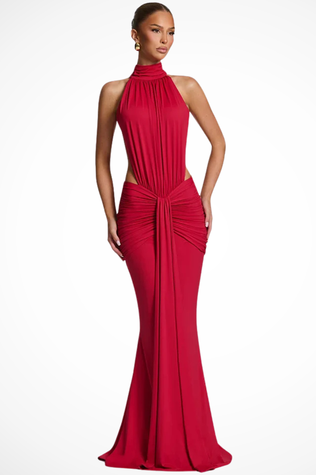 Seraphina Bellucci | Luxe Halter Maxi Dress For Women