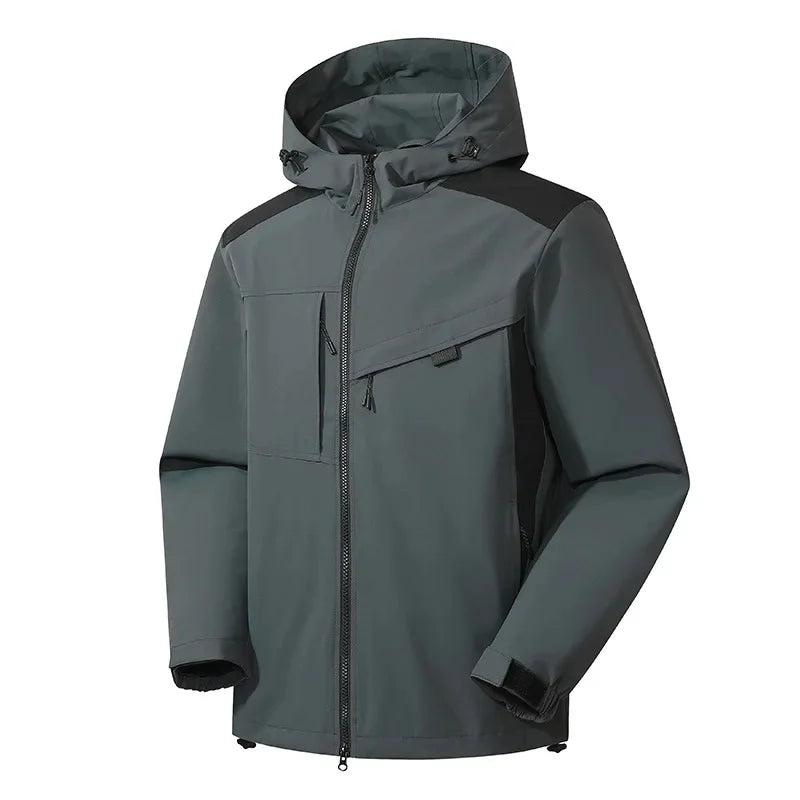 Scarlett Hughes | Waterproof Hooded Outdoor Jacket in Black