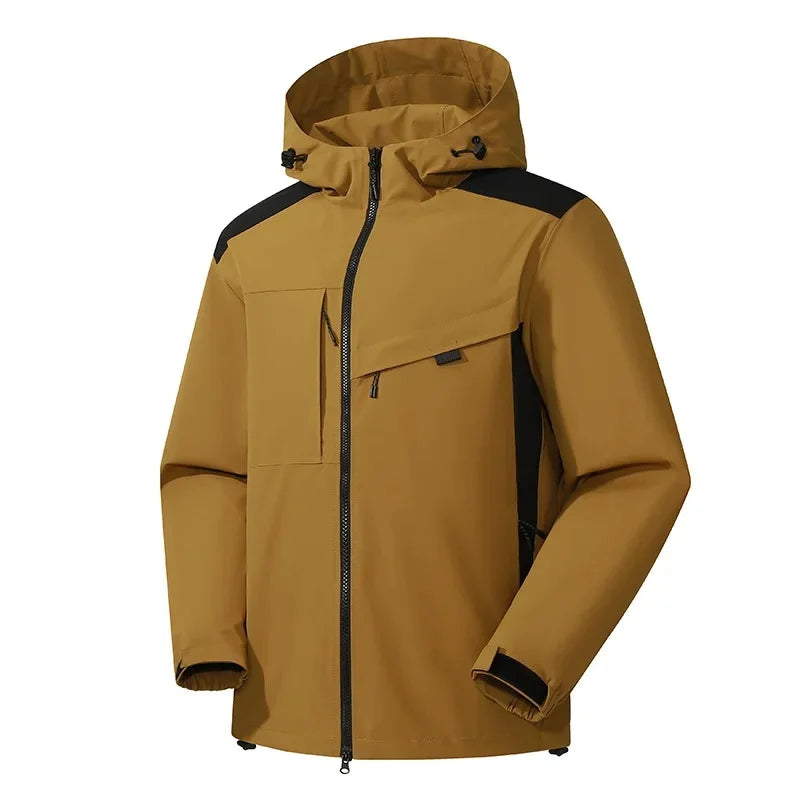 Scarlett Hughes | Waterproof Hooded Outdoor Jacket in Black