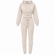 Sienna Pritchard | Hooded Loungewear Set With Drawstring Waist